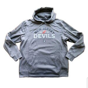 New Jersey Devils Fanatics 2025 Stanley Cup Playoffs Authentic Pro Hoodie Sz XL